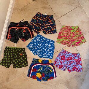 Lot of 7 - SUNDEK MENS Elasticated Board Shorts - Medium